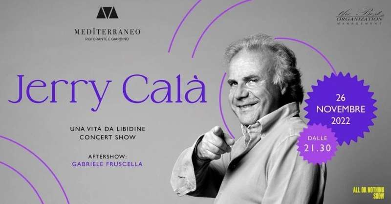 JERRY CALA CONCERT SHOW AL RISTORANTE MEDITERRANEO - MAXXI