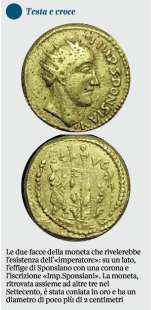 la moneta che raffigura l imperatore sponsiano