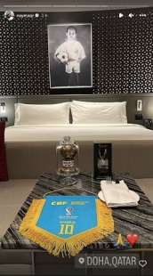 la stanza di neymar in qatar