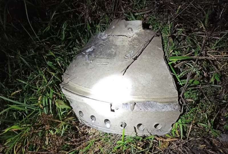 frammento del missile caduto a Przewodow polonia