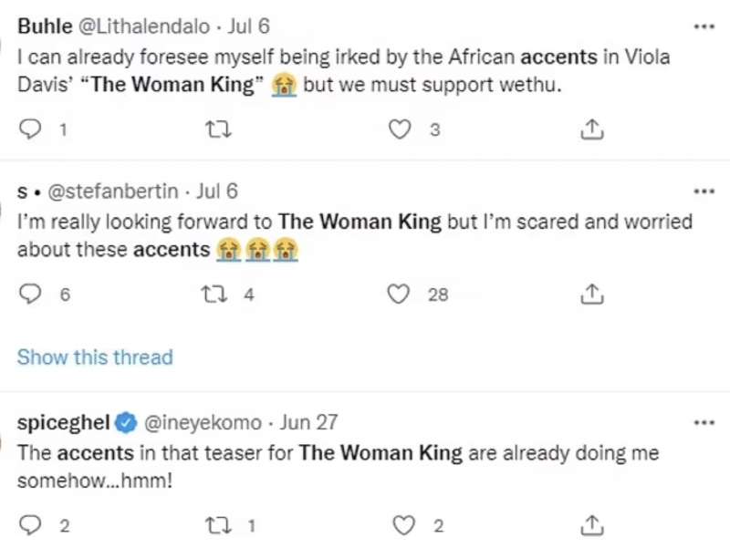 tweet su the woman king