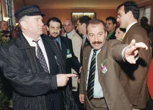vladimir zhirinovskij roberto maroni inaugurazione parlamento della padania 1997