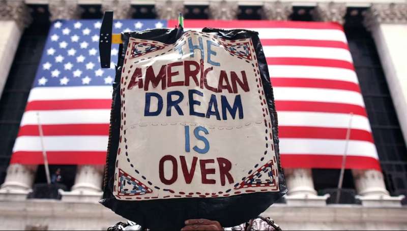 AMERICAN DREAM IS OVER