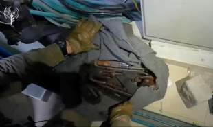 armi trovate nell ospedale al shifa a gaza