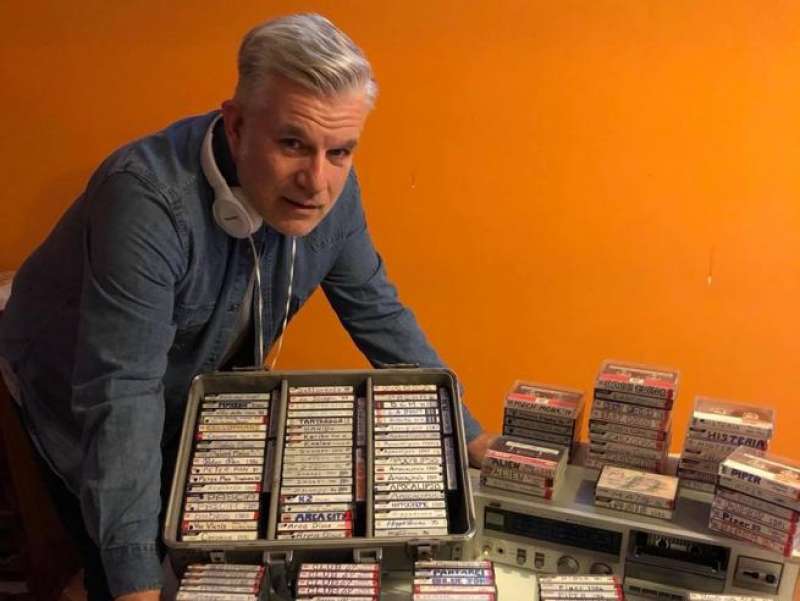 cristiano colaizzi e la collezione di cassette