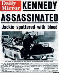daily mirror kennedy assassinated