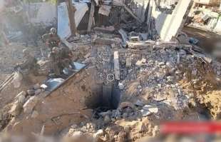 i tunnel sotto l ospedale al shifa a gaza