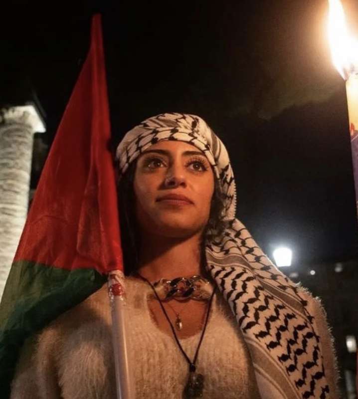 l attivista italo palestinese maya issa 1