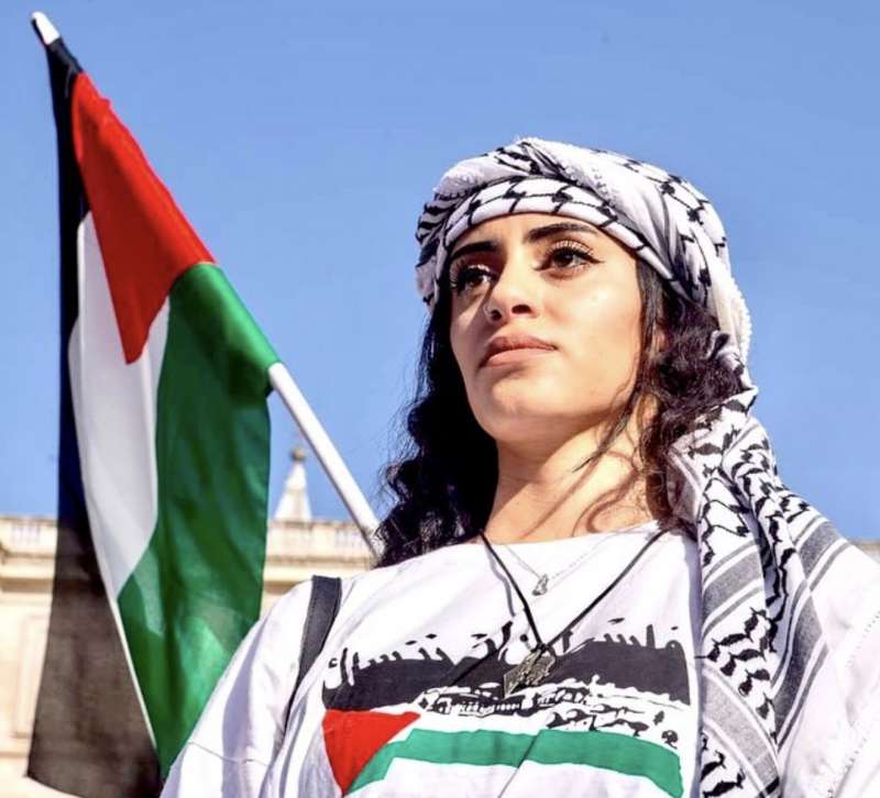 l attivista italo palestinese maya issa 3