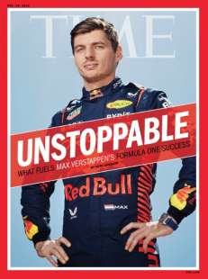 max verstappen sulla copertina di time magazine
