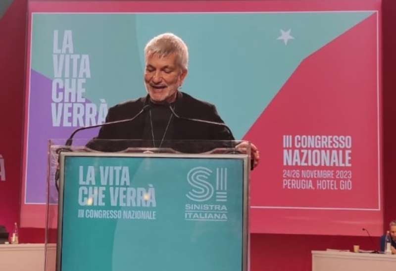 nichi vendola al congresso di sinistra italiana