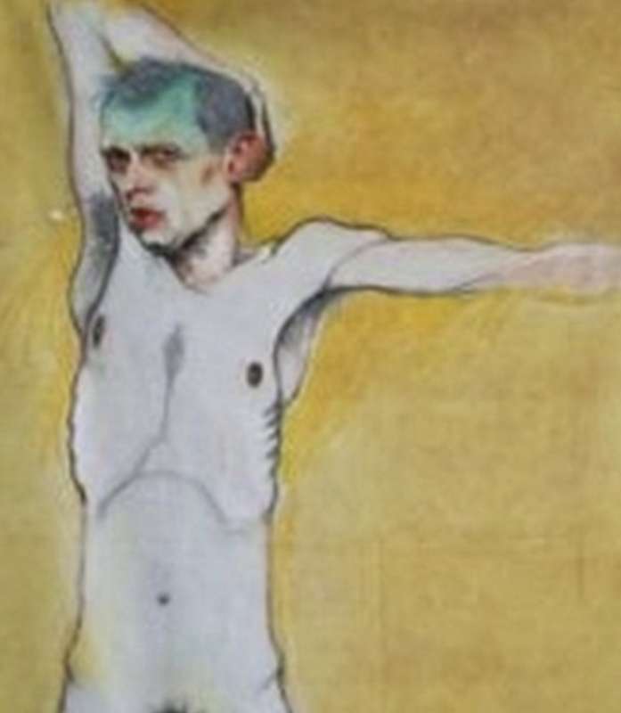 piero fassino nudo - opera di Javier Scordato 1
