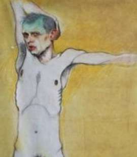 piero fassino nudo - opera di Javier Scordato 1