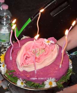 torta per il compleanno di cicciolina fatta da Eat Out Supperclub