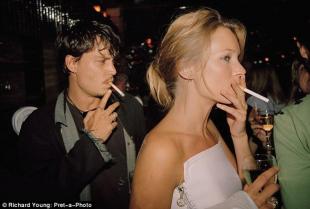 Johnny Depp e Kate Moss a Parigi nel