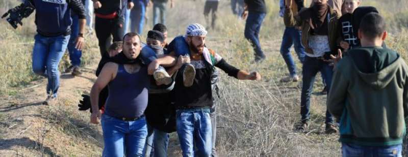 palestinesi gaza ferito