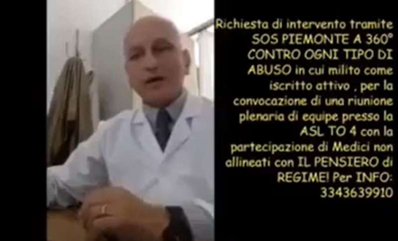Giuseppe Delicati medico negazionista