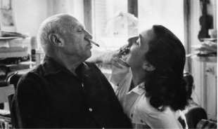Picasso e Veronique Roque