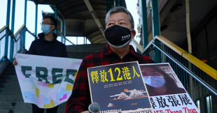 proteste per la blogger zhang zhan