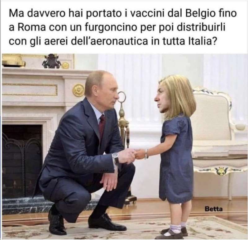 Putin Conte - vaccino show