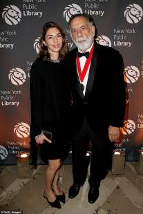 Sofia e Francis Ford Coppola nel 2018