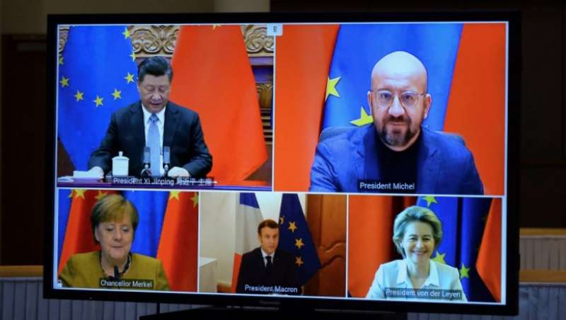 XI JINPING IN VIDEOCONFERENZA CON I LEADER EUROPEI PER L'ACCORDO SUGLI INVESTIMENTI