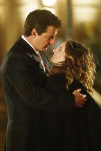 chris noth e sarah jessica parker in sex and the city 7