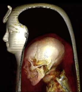 Immagine digitale del corpo Amenhotep I