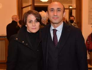 l ambasciatore dell azerbaigian mammad ahmadzada con la moglie hynura huseynova foto di bacco