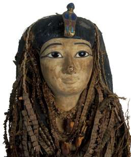 La maschera facciale del faraone Amenhotep I