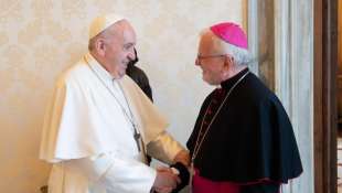 Papa Francesco e monsignor Aldo Giordano
