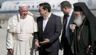 Papa Francesco tra i rifugiati a Lesbo 13
