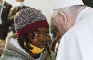 Papa Francesco tra i rifugiati a Lesbo 7