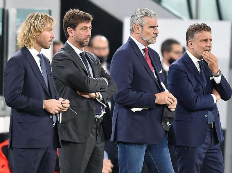 La dirigenza della Juventus al completo