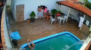 Tredicenne incastrata nella piscina in Brasile
