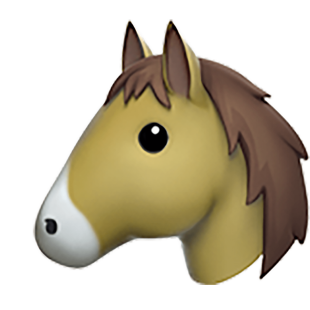 emoji cavallo