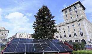 pannelli solari per albero a piazza venezia 5