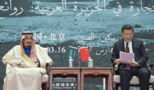 Xi jinping con Salman bin Abdulaziz al-Saud