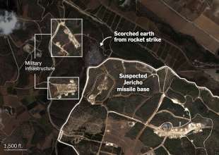 base militare israeliana sdot micha con presunte armi nucleari colpita da hamas 3
