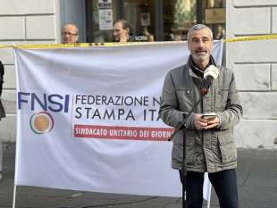 PROTESTA CONTRO IL DDL DIFFAMAZIONE VITTORIO DI TRAPANI