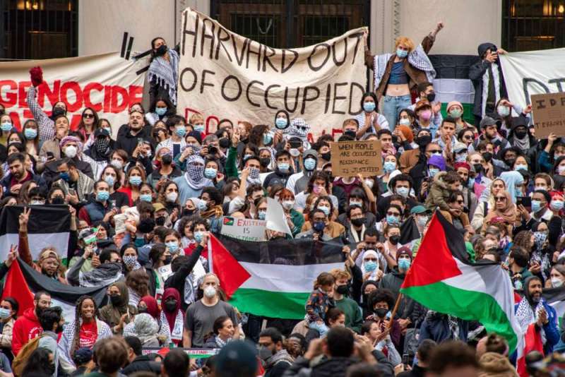 proteste pro palestina a harvard 5