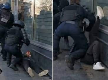 francia, fanno il giro del web i video delle violenze della polizia durante  le manifestazioni - Cronache